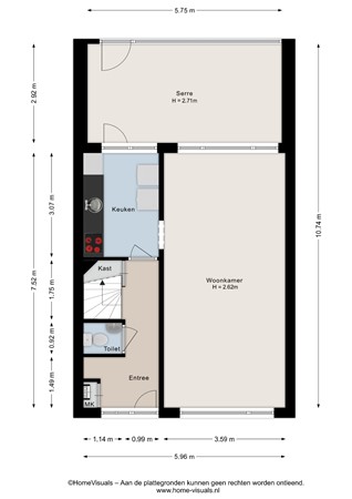 Floorplan - Posthoorn 33, 7884 PA Barger-Compascuum
